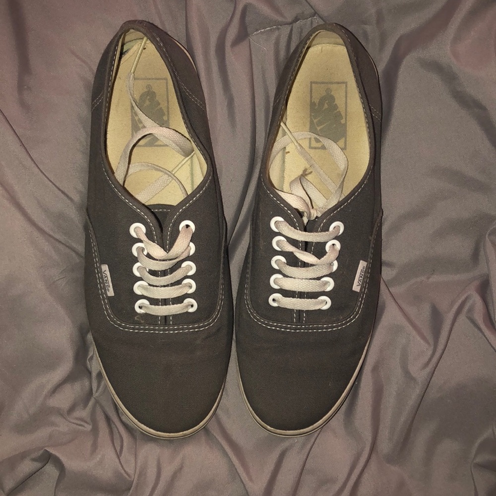 Gray Low Top Vans